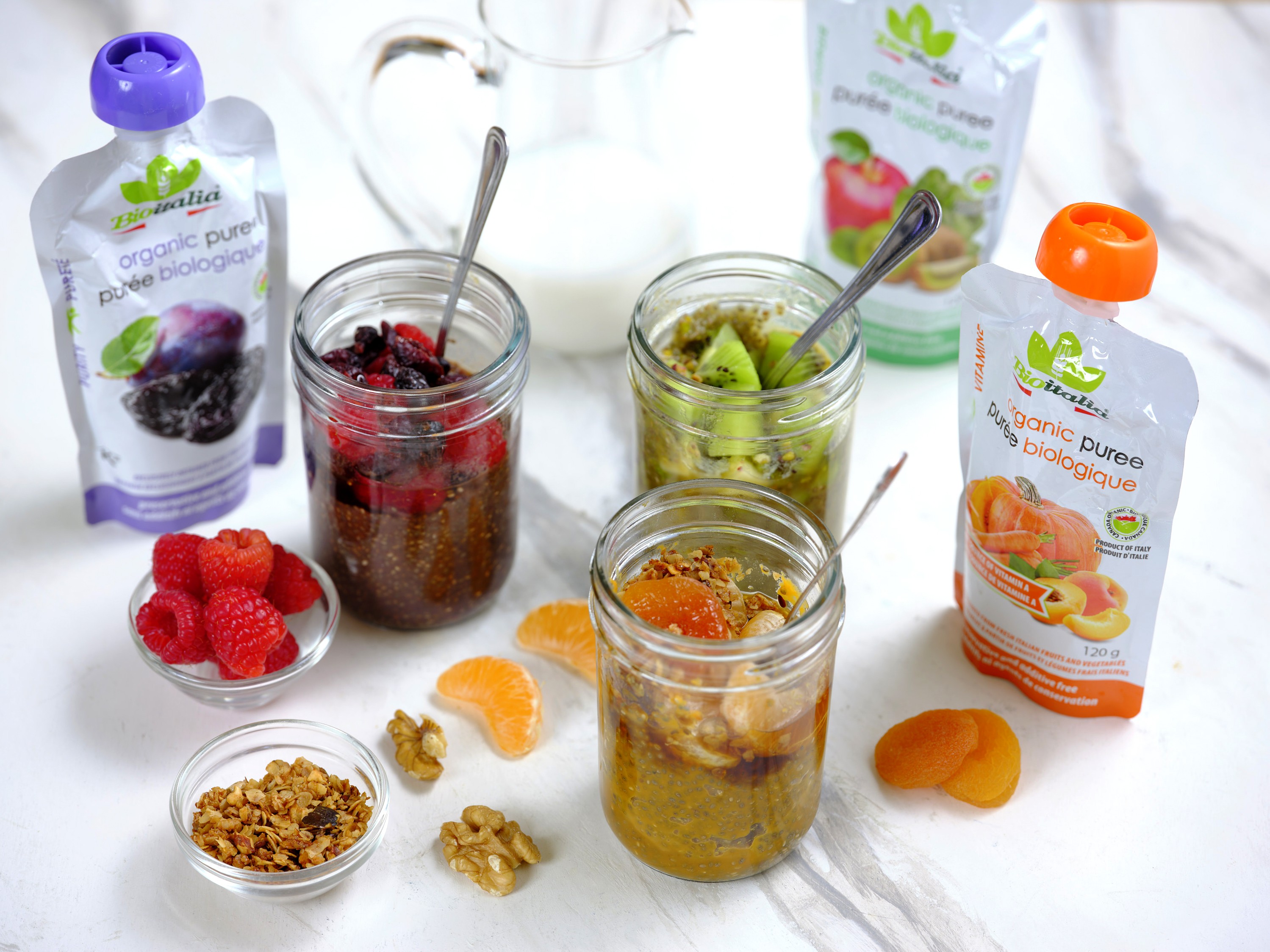 Vegan overnight chia pudding